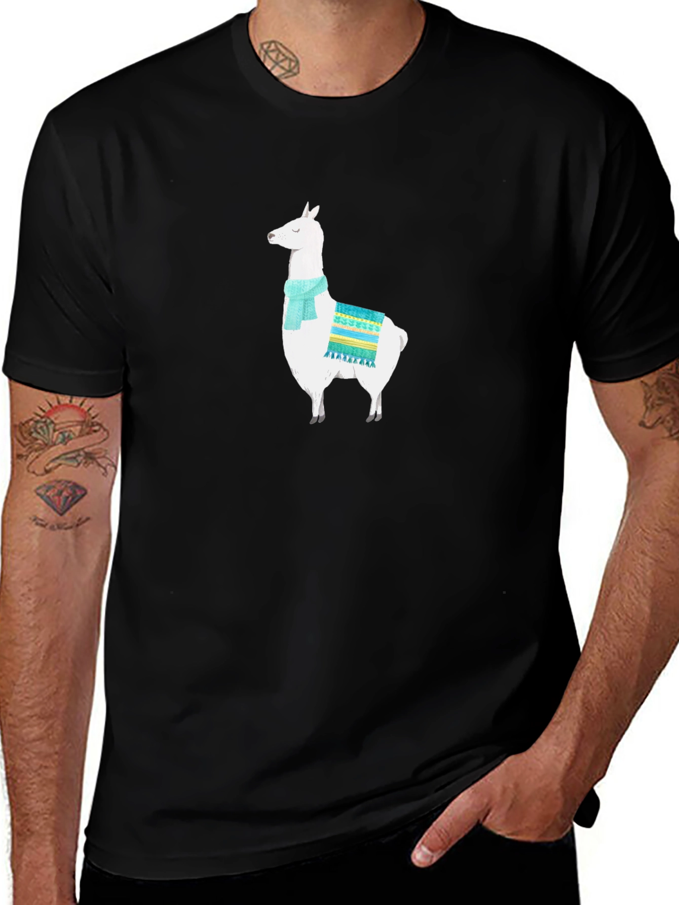 Variant 11 of Llama T-Shirt - Cute Animal Graphic Tee