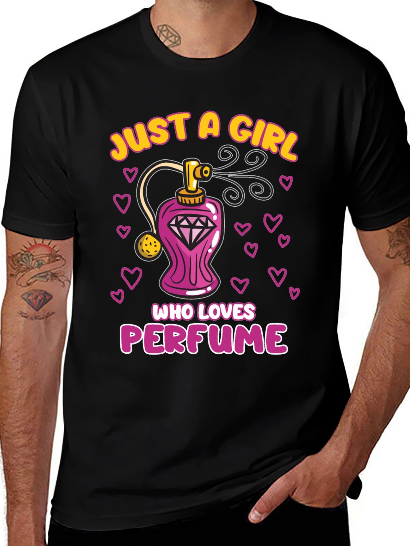 Variant 7 of Just a Girl Who Loves Perfume T-Shirt
