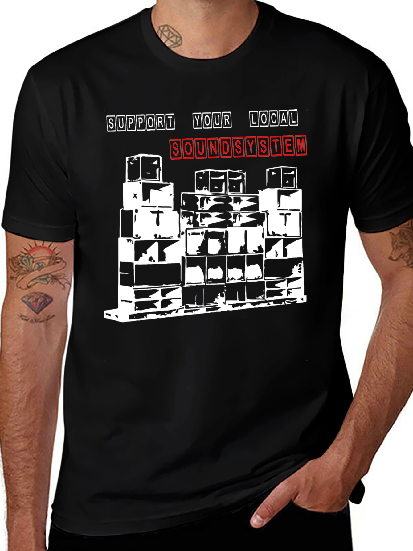 Support Your Local Soundsystem Graphic Tee