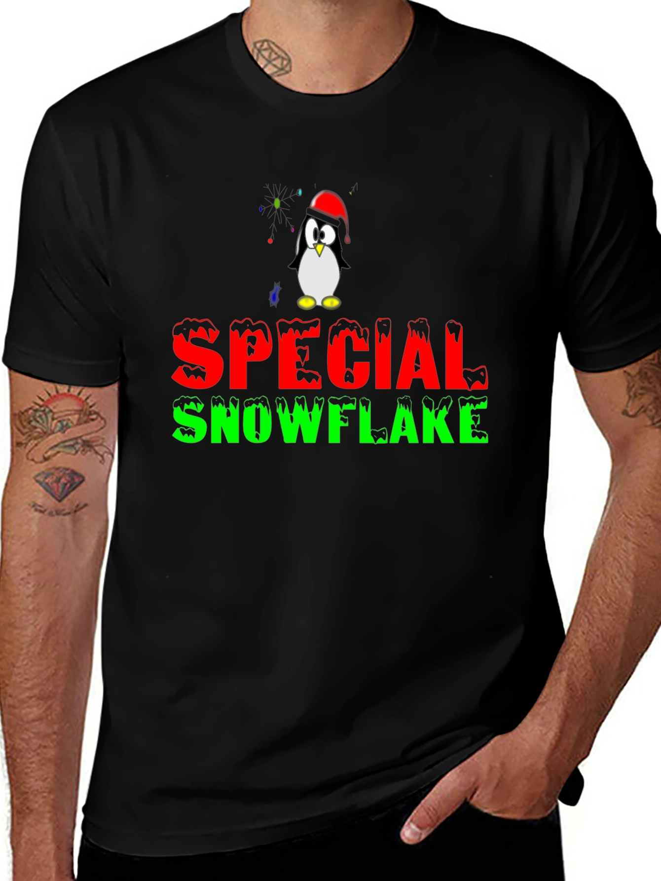 Special Snowflake Penguin Graphic Tee