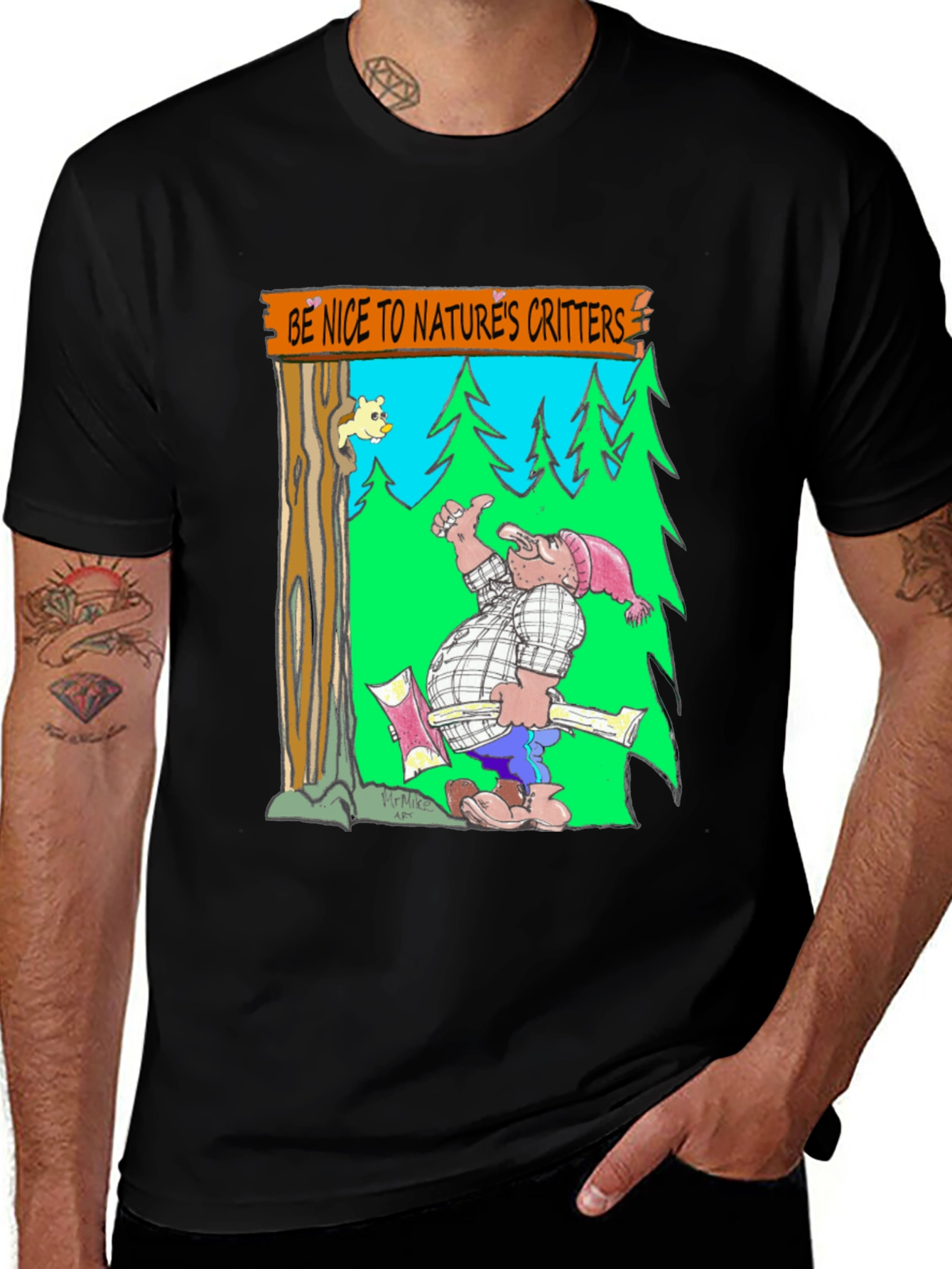 Variant 10 of Nature Critters Graphic T-Shirt