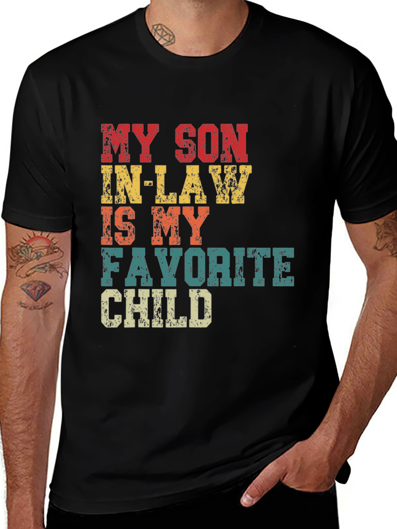 Variant 26 of Funny Son-in-Law Favorite Child T-Shirt