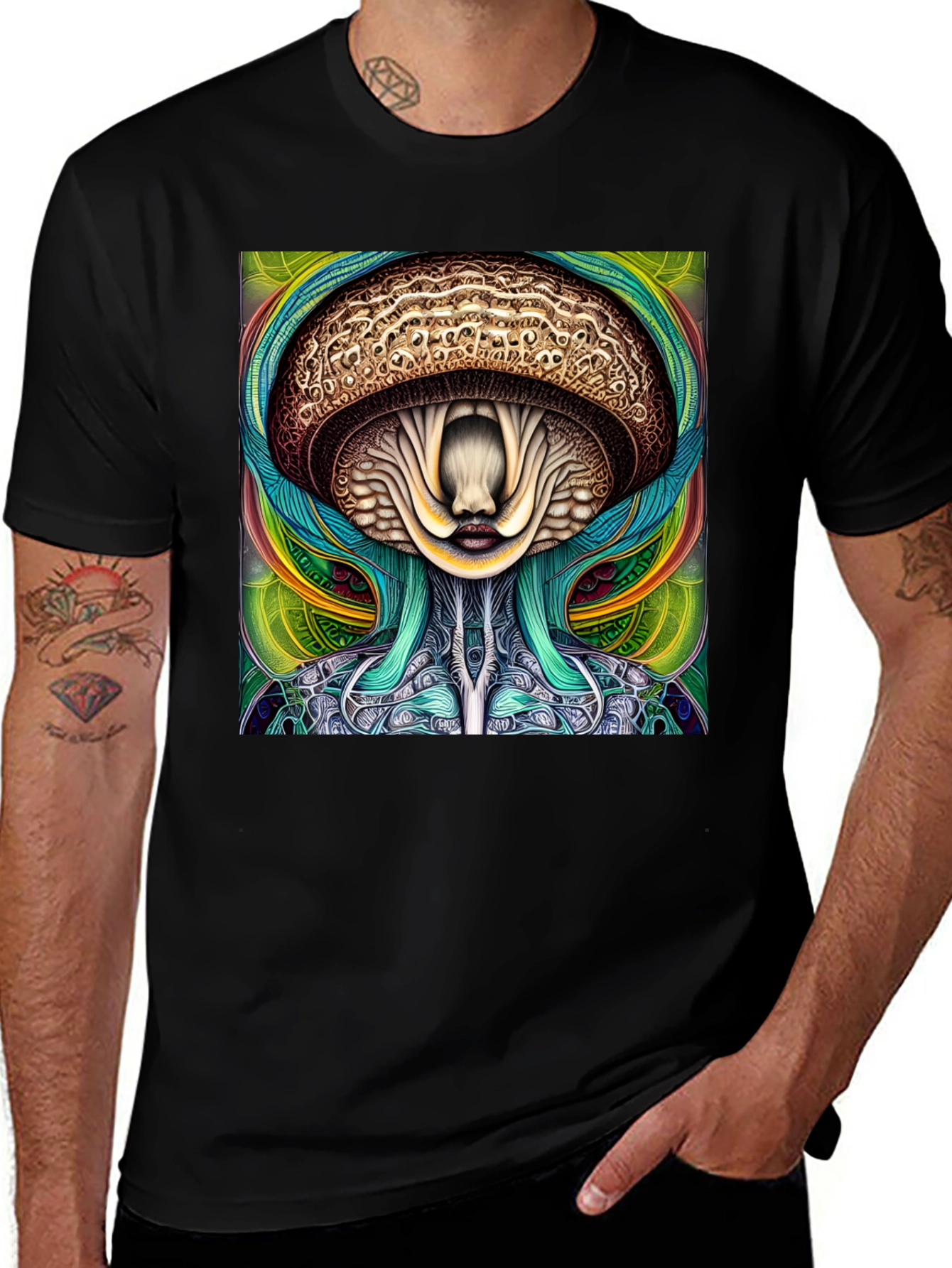Variant 25 of Psychedelic Mushroom T-Shirt