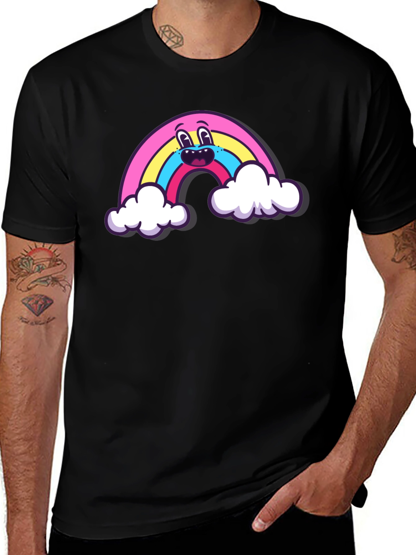 Variant 16 of Rainbow Graphic T-Shirt