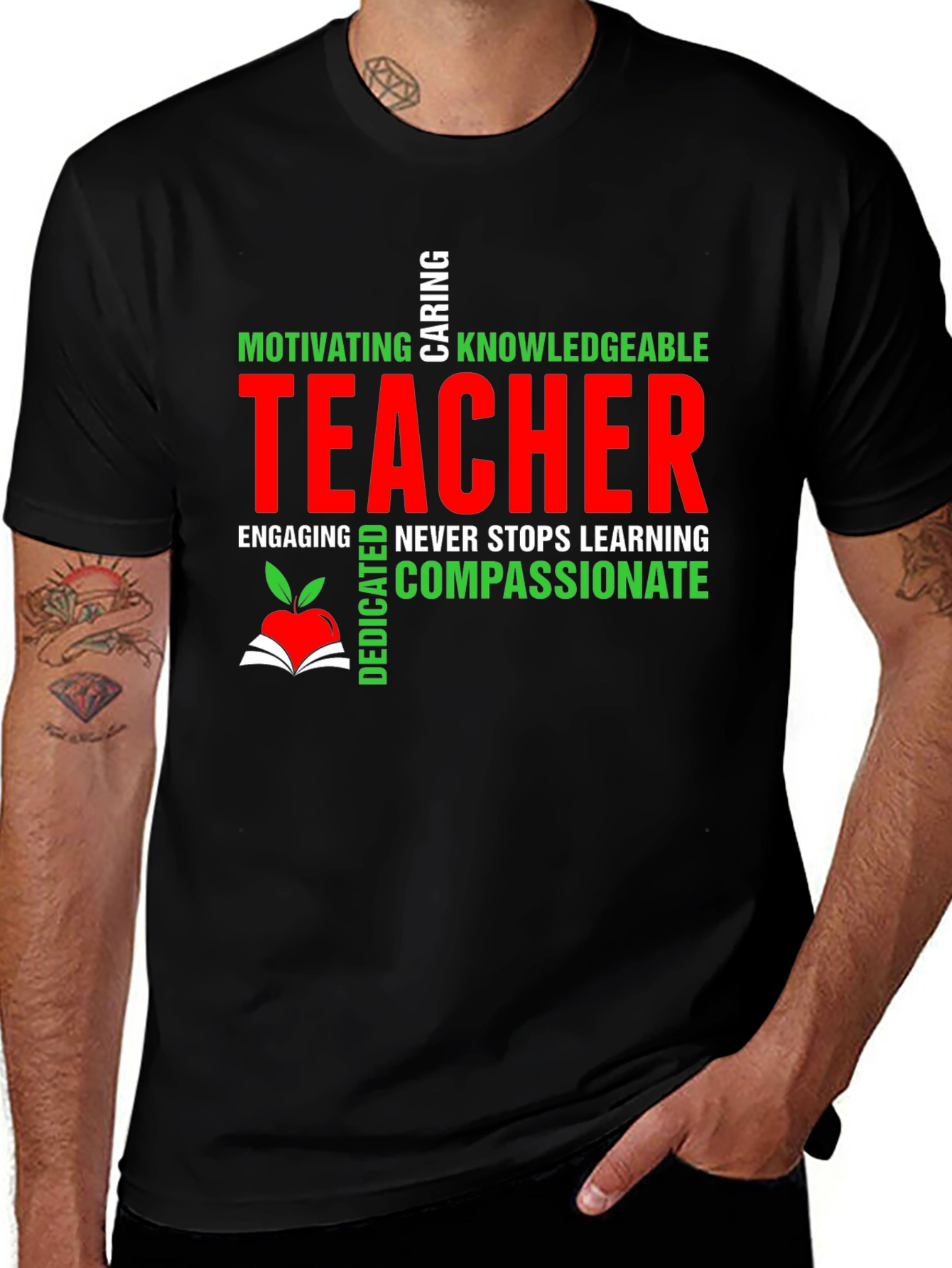 Variant 24 of Teacher Appreciation T-Shirt - Motivating Caring