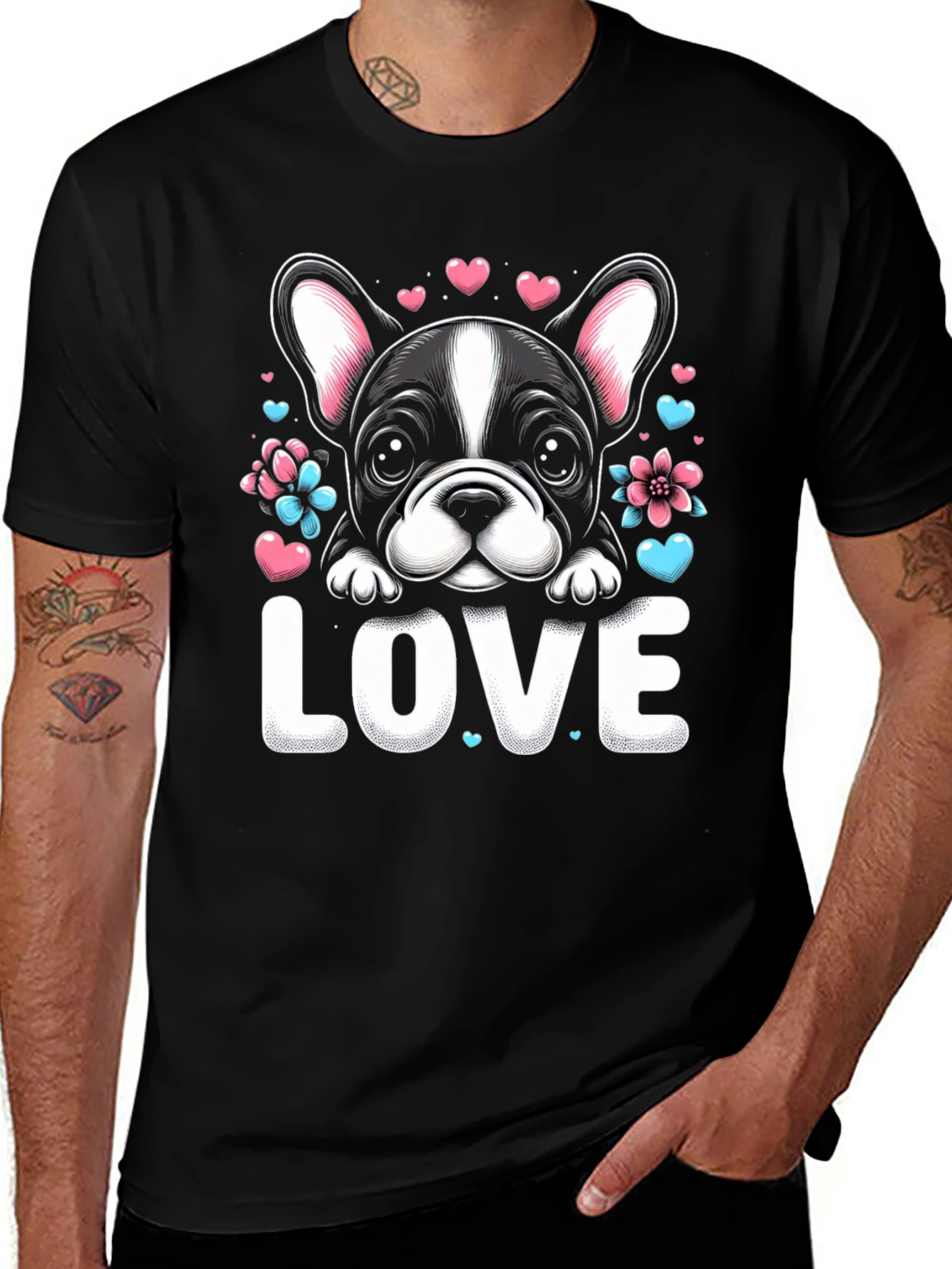 Variant 17 of Love Bulldog Graphic T-Shirt