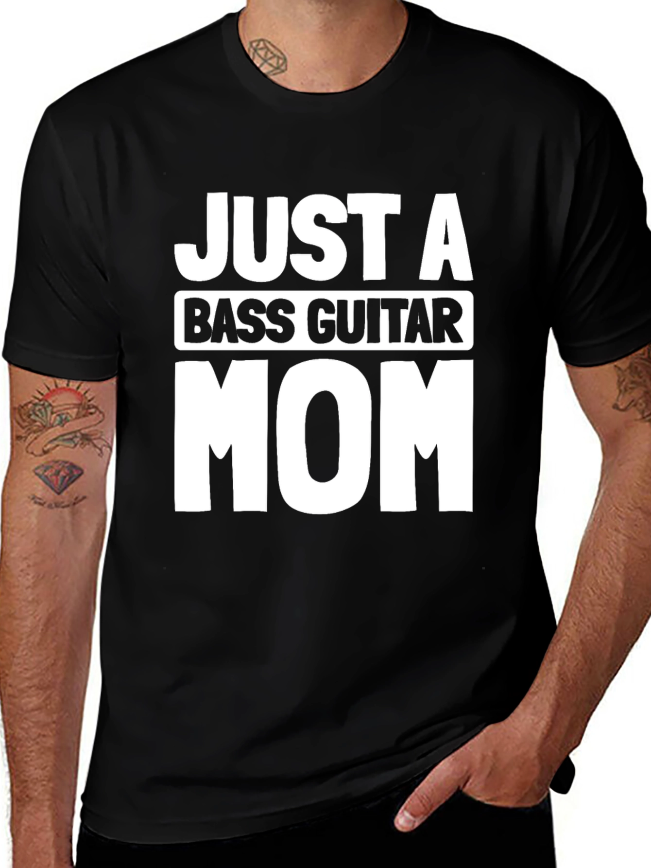 Variant 11 of Just A Bass Guitar Mom T-Shirt