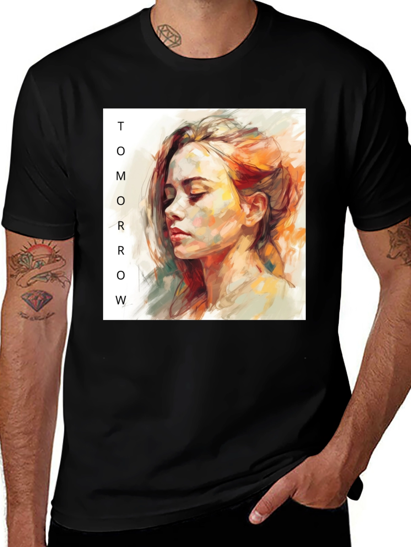 Variant 20 of Artistic Tomorrow Graphic Tee - Stylish Comfort