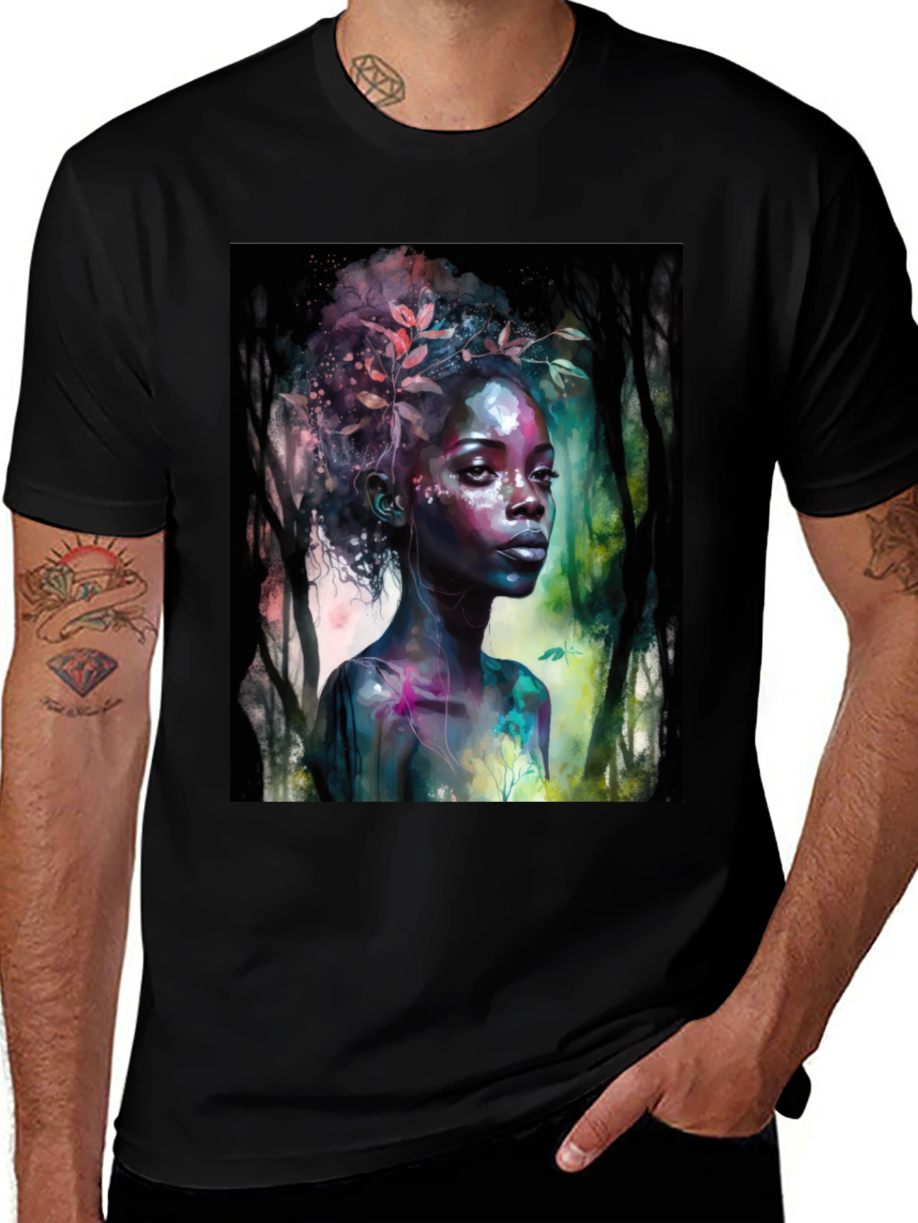 Variant 28 of Artistic Woman Graphic T-Shirt