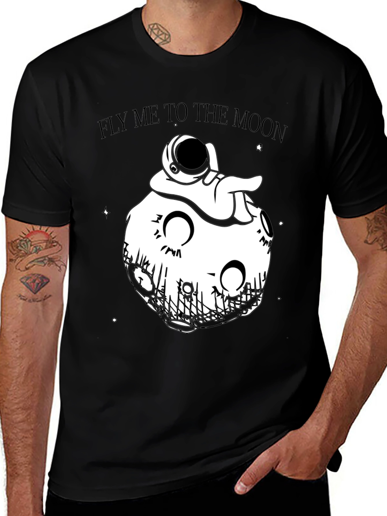 Variant 25 of Fly Me to the Moon Graphic T-Shirt