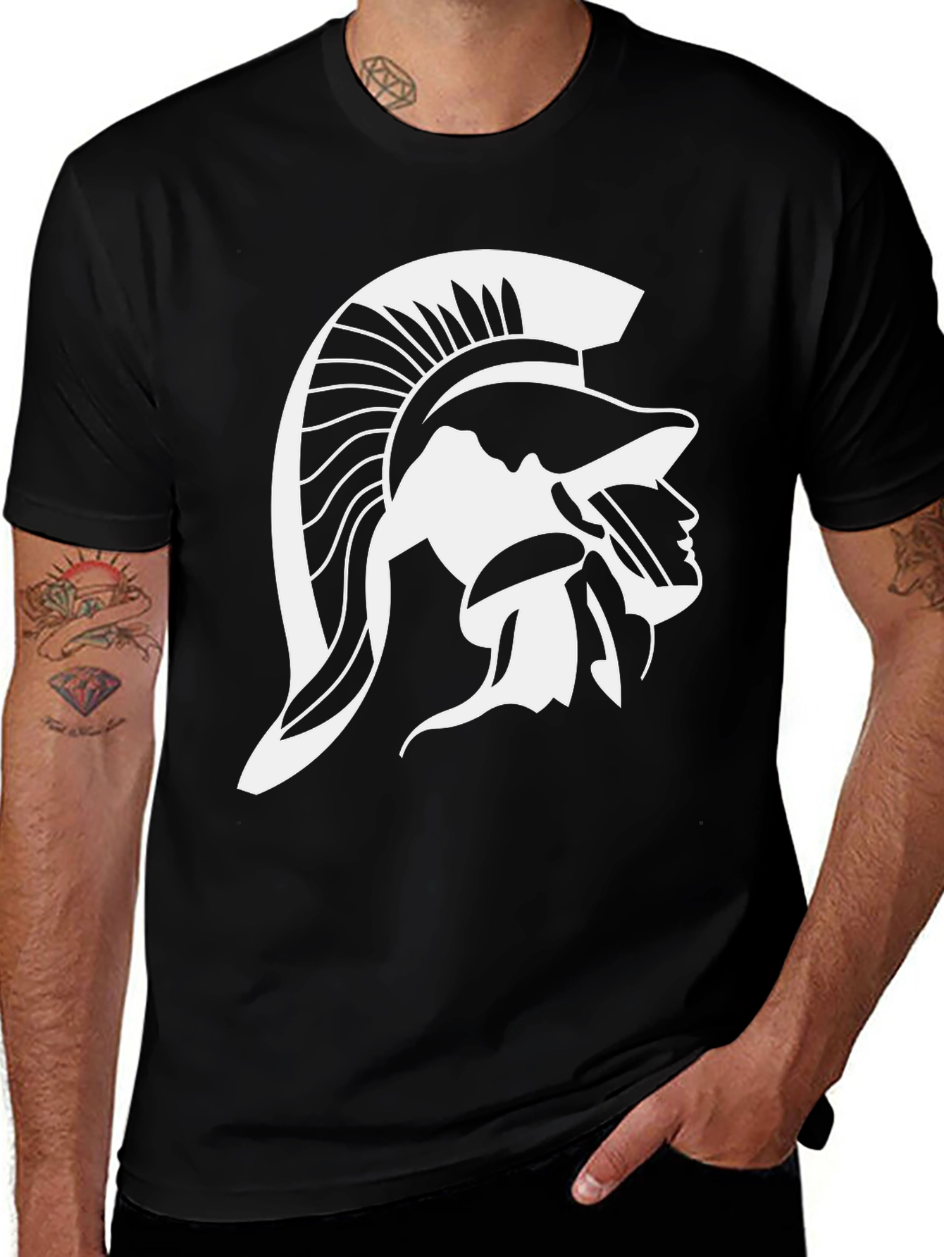 Variant 23 of Spartan Warrior Graphic T-Shirt