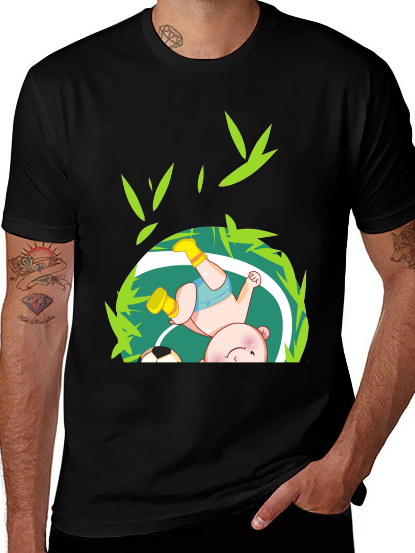 Variant 26 of Funny Baby Soccer T-Shirt