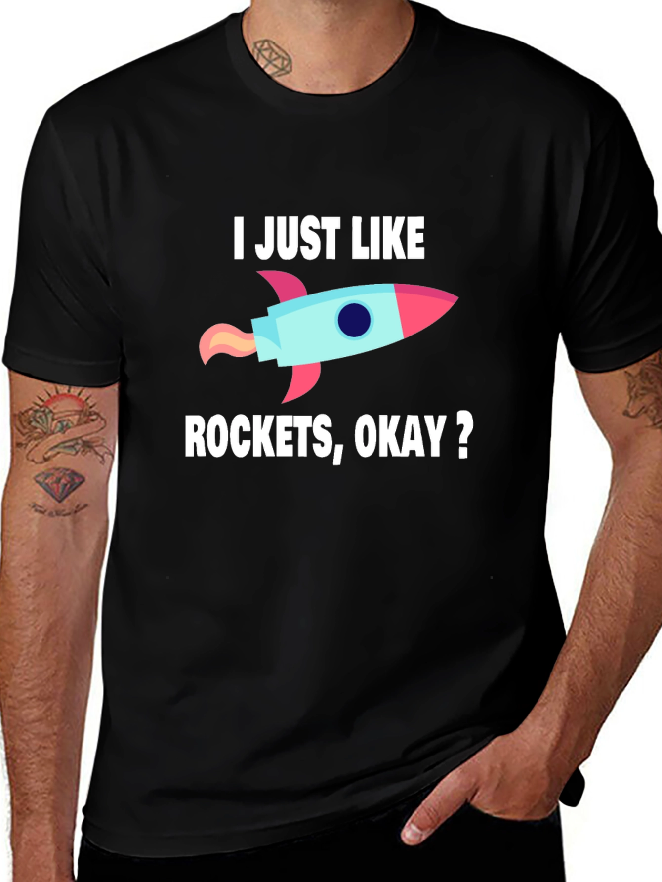 Variant 24 of I Like Rockets T-Shirt - Space Lover Tee