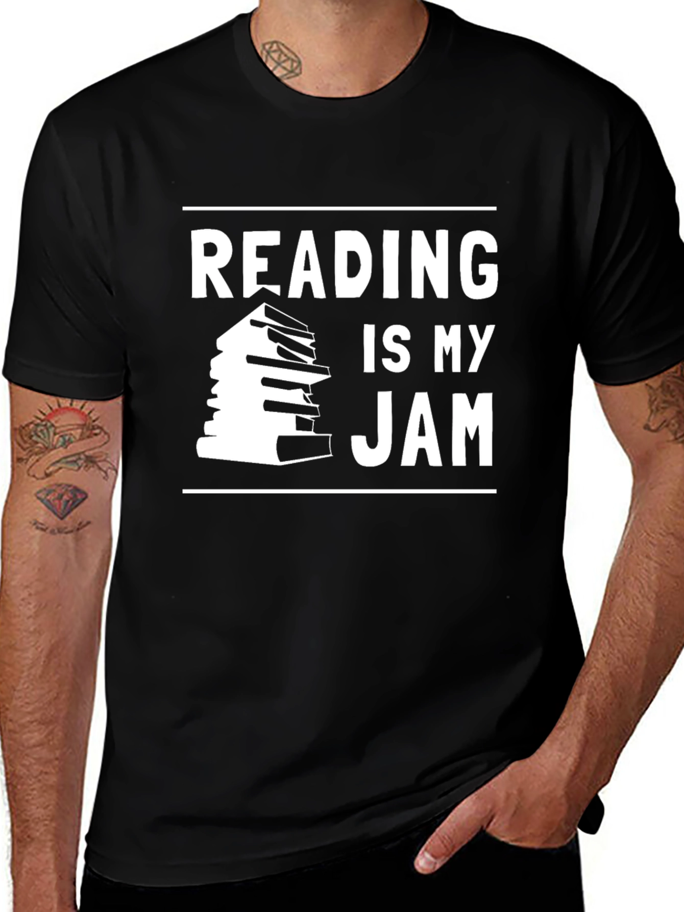 Variant 29 of Reading is My Jam Graphic T-Shirt