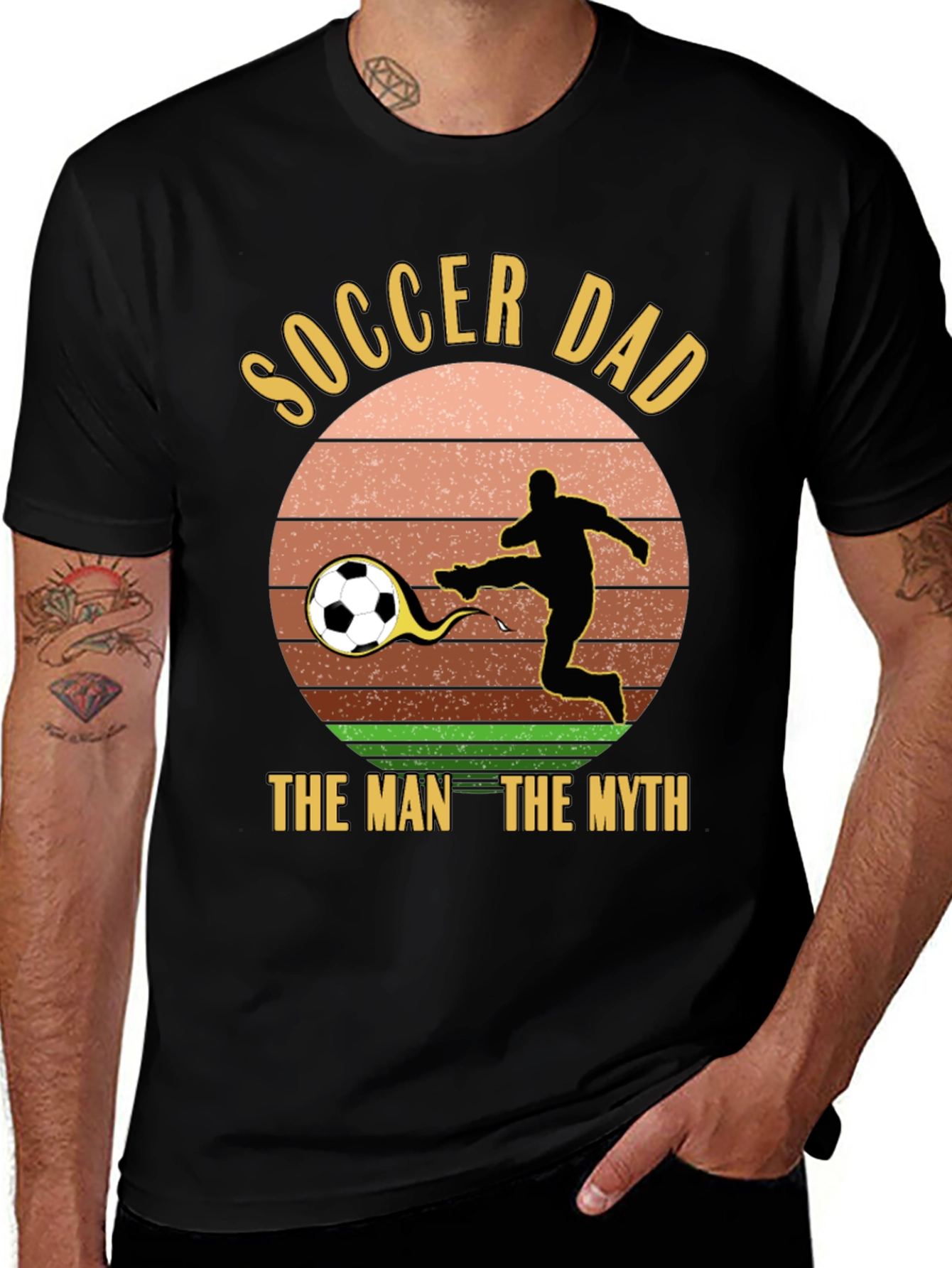 Variant 28 of Soccer Dad Graphic T-Shirt - The Man, The Myth