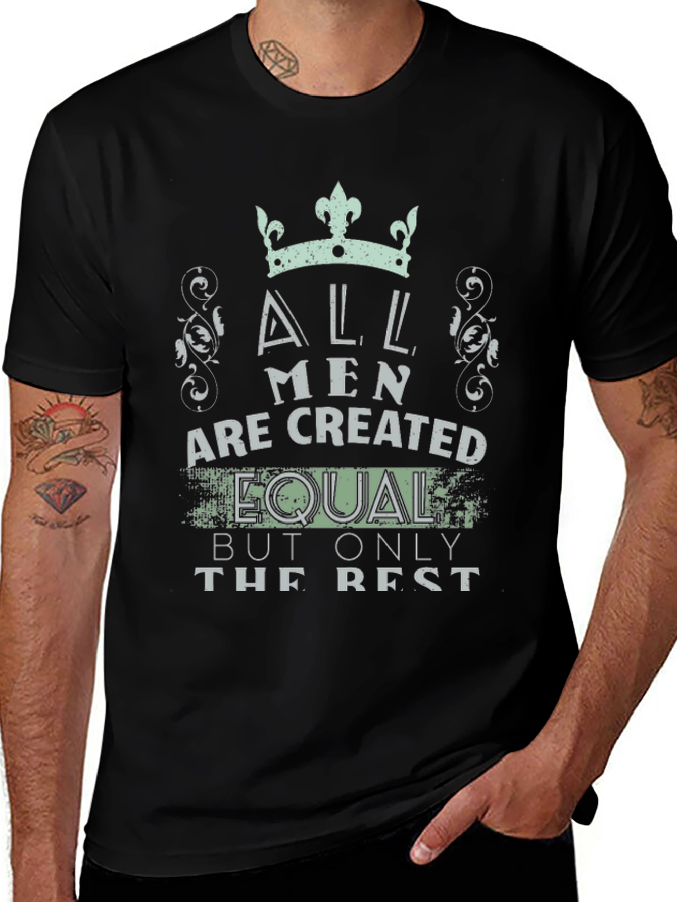 Variant 27 of All Men Are Created Equal Graphic T-Shirt