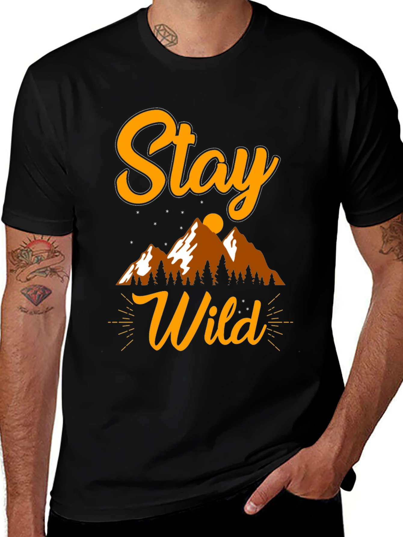 Variant 28 of Stay Wild Graphic T-Shirt - Adventure Awaits