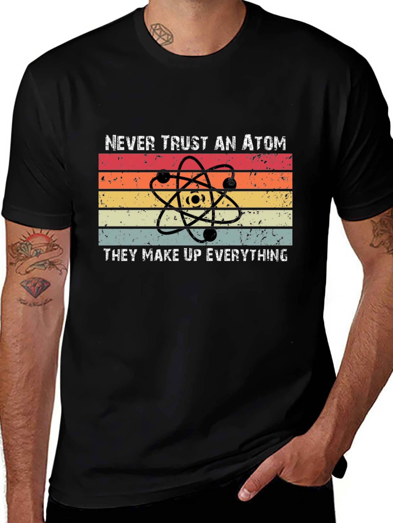 Variant 17 of Never Trust an Atom Graphic Tee