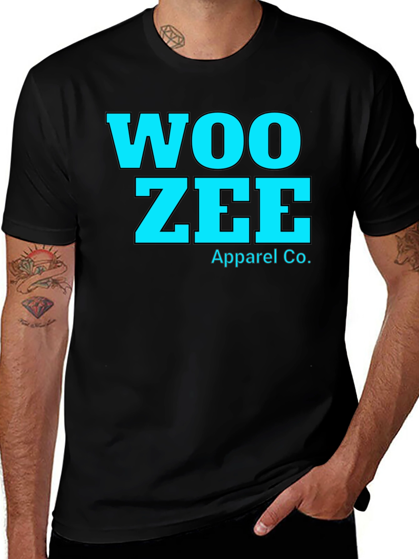 Variant 4 of Woo Zee Apparel Co. Black T-Shirt