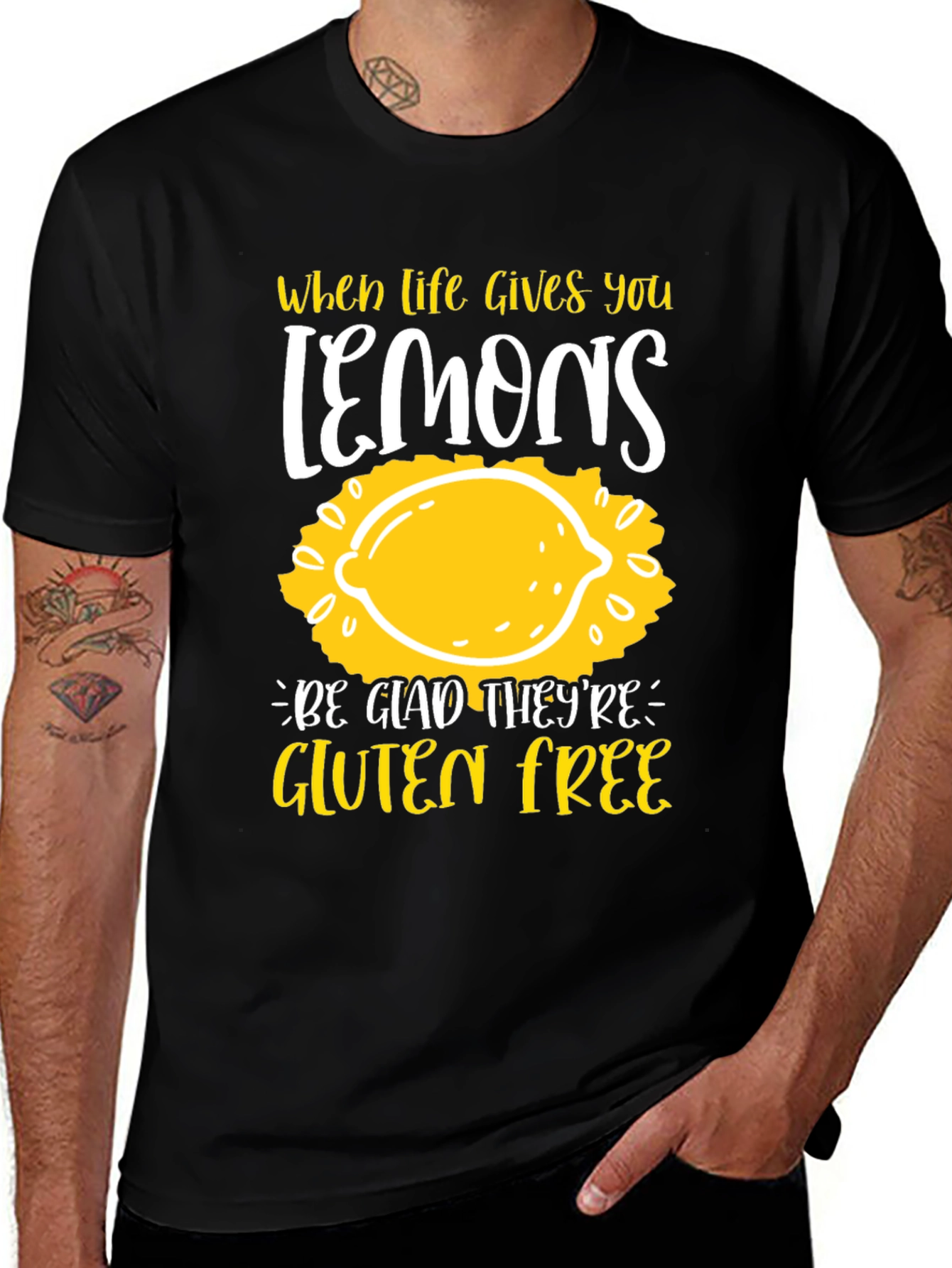 Gluten-Free Lemon Graphic Tee