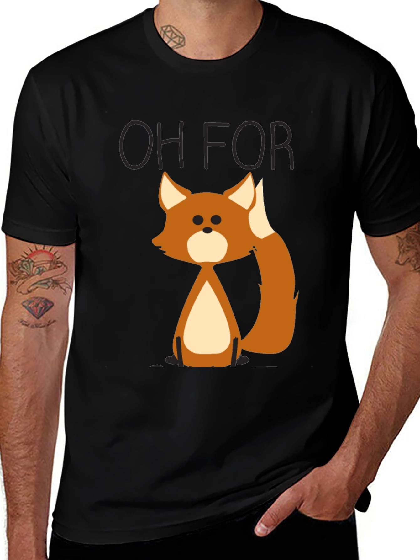 Variant 22 of Oh For Fox Sake T-Shirt - Funny Cartoon Design