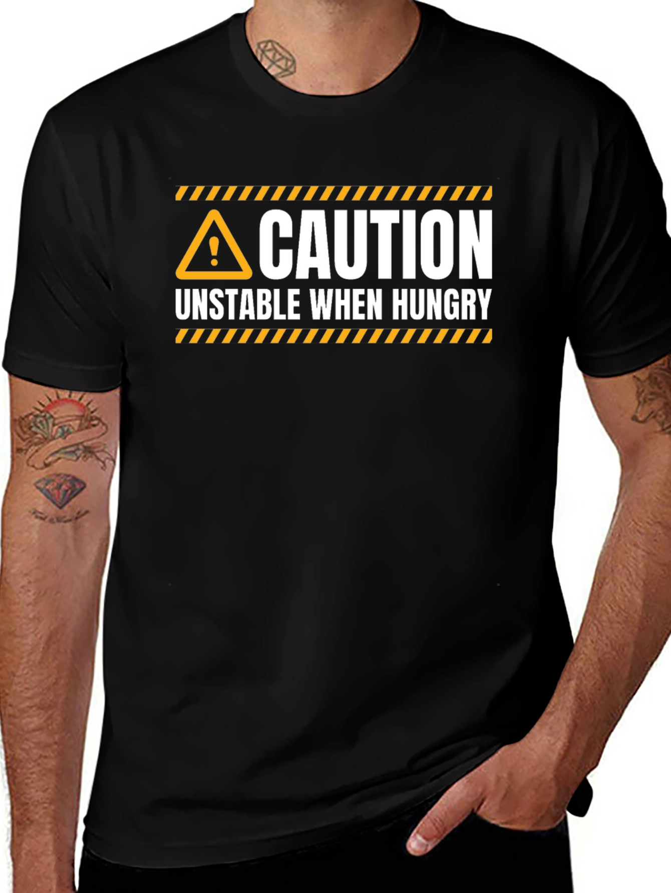 Variant 18 of Caution: Unstable When Hungry - Graphic Tee
