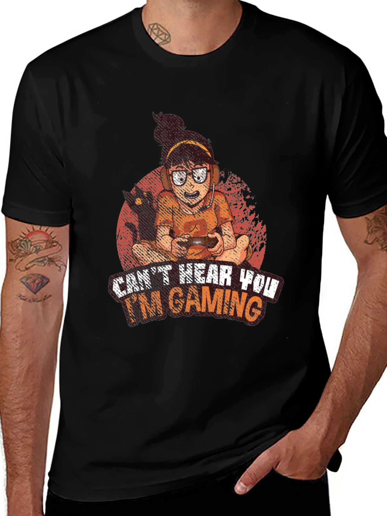 Variant 28 of Funny Velma Gaming T-Shirt - Can't Hear You