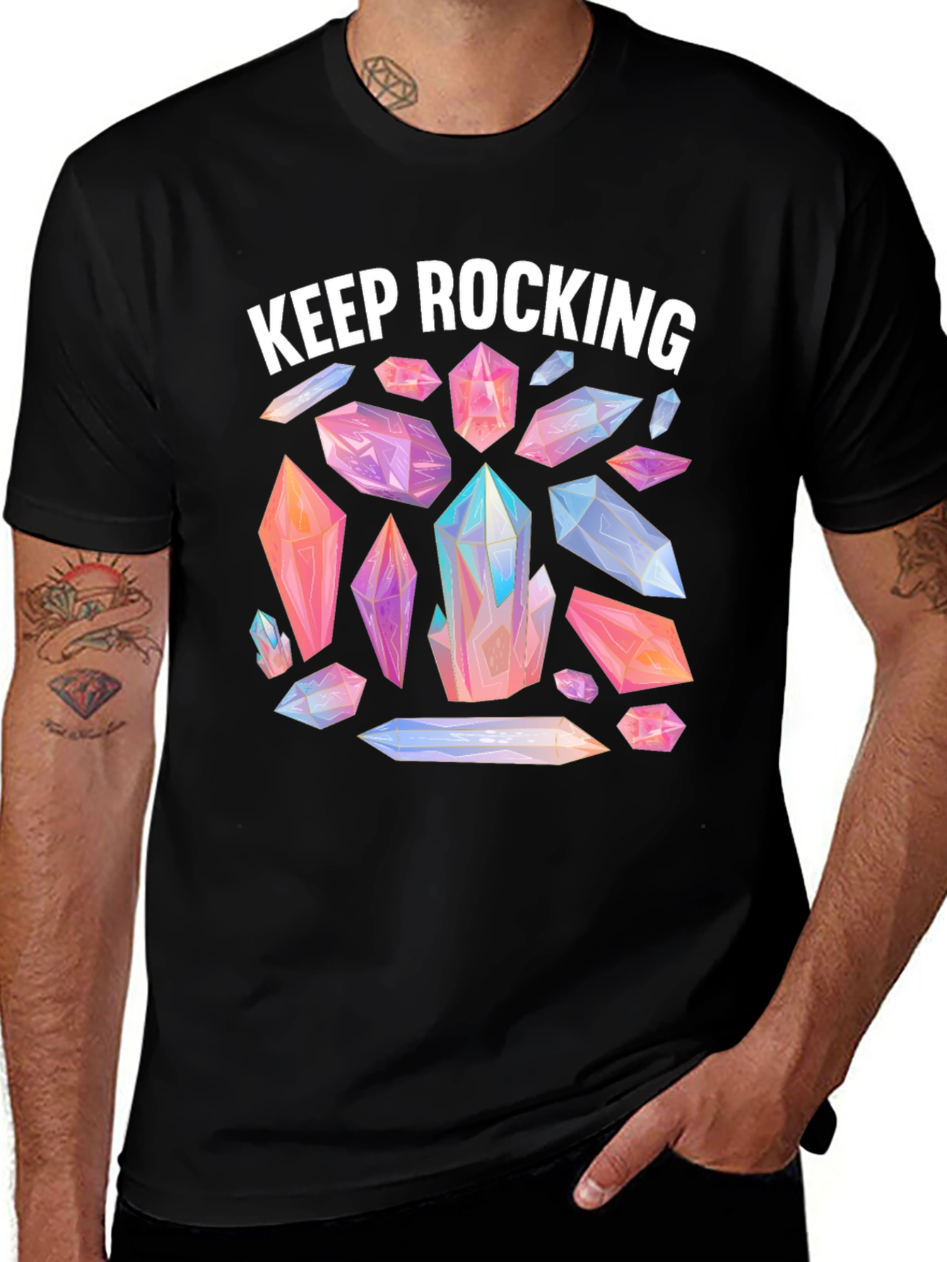 Variant 7 of Keep Rocking Crystal T-Shirt