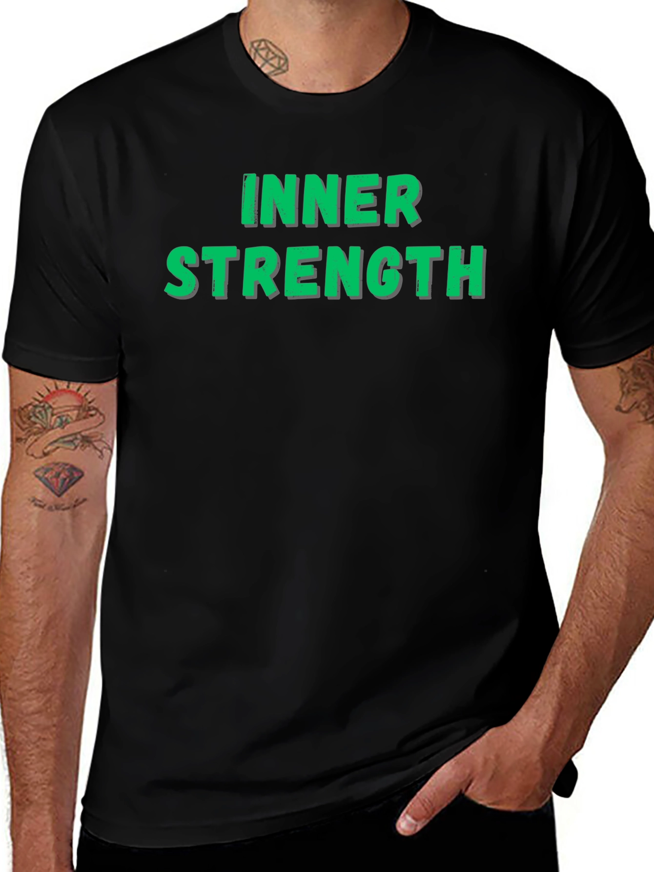 Variant 24 of Inner Strength T-Shirt - Motivational Tee