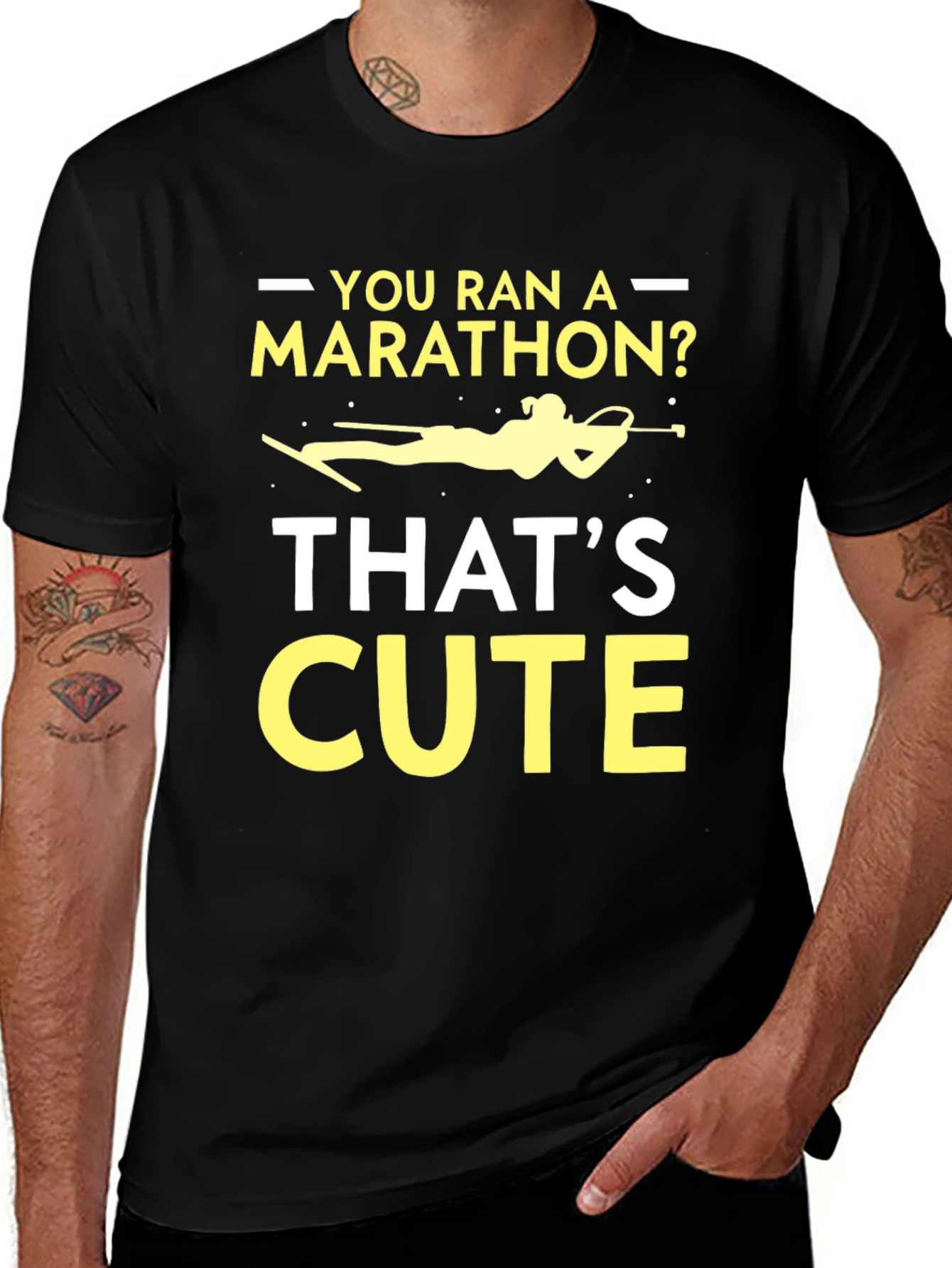 Variant 12 of Biathlon Marathon T-Shirt - That's Cute Tee