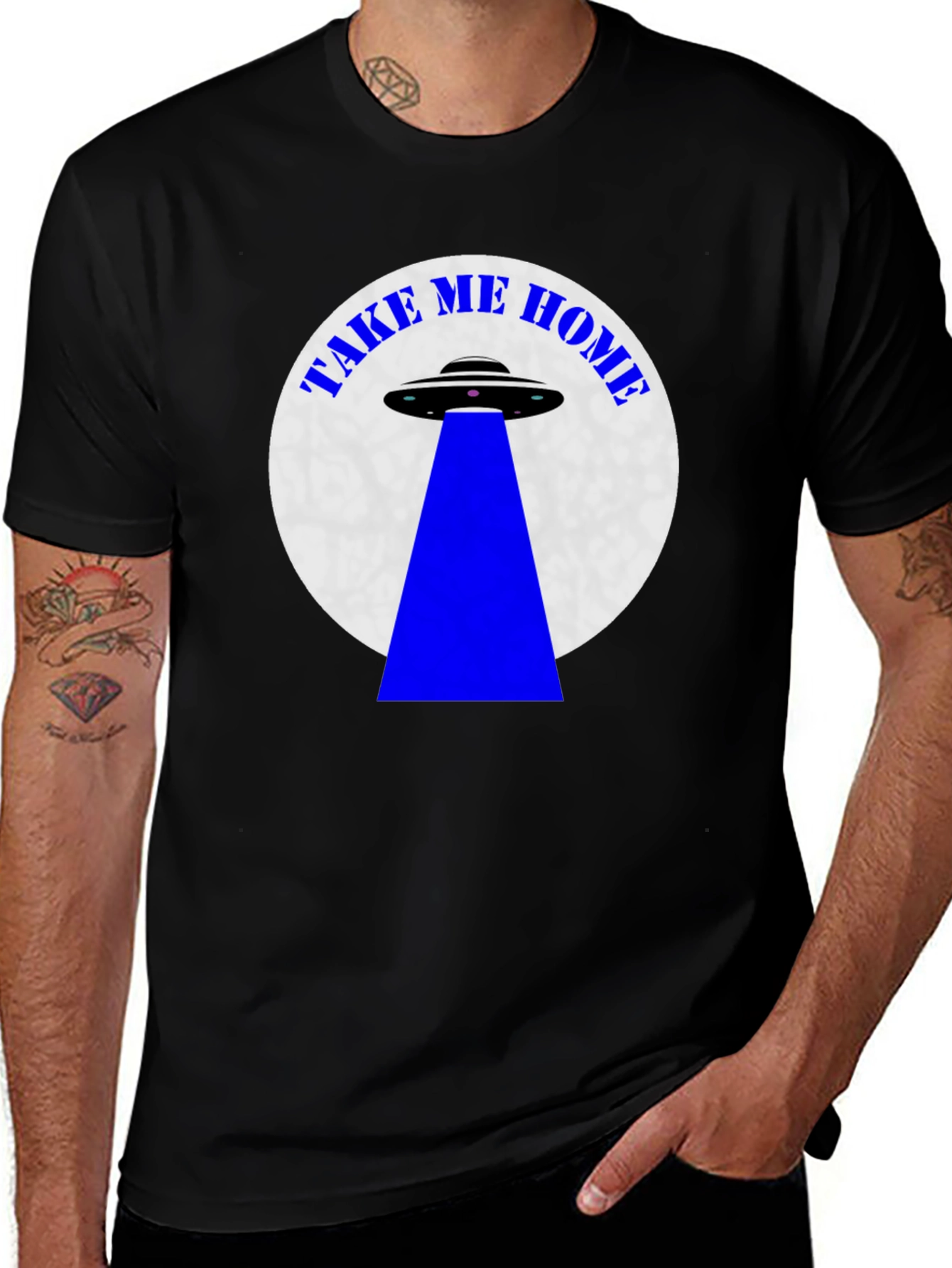 Take Me Home Alien Abduction T-Shirt - Funny UFO Tee