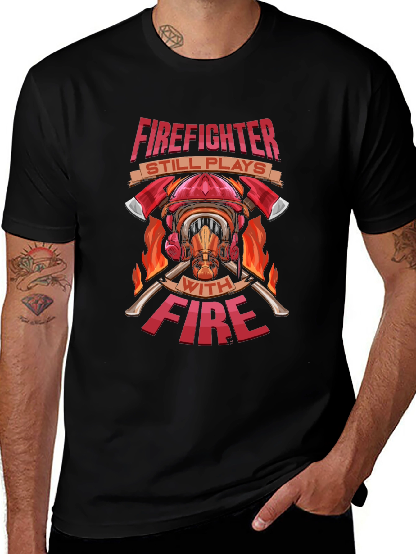 Variant 18 of Firefighter T-Shirt - Plays With Fire