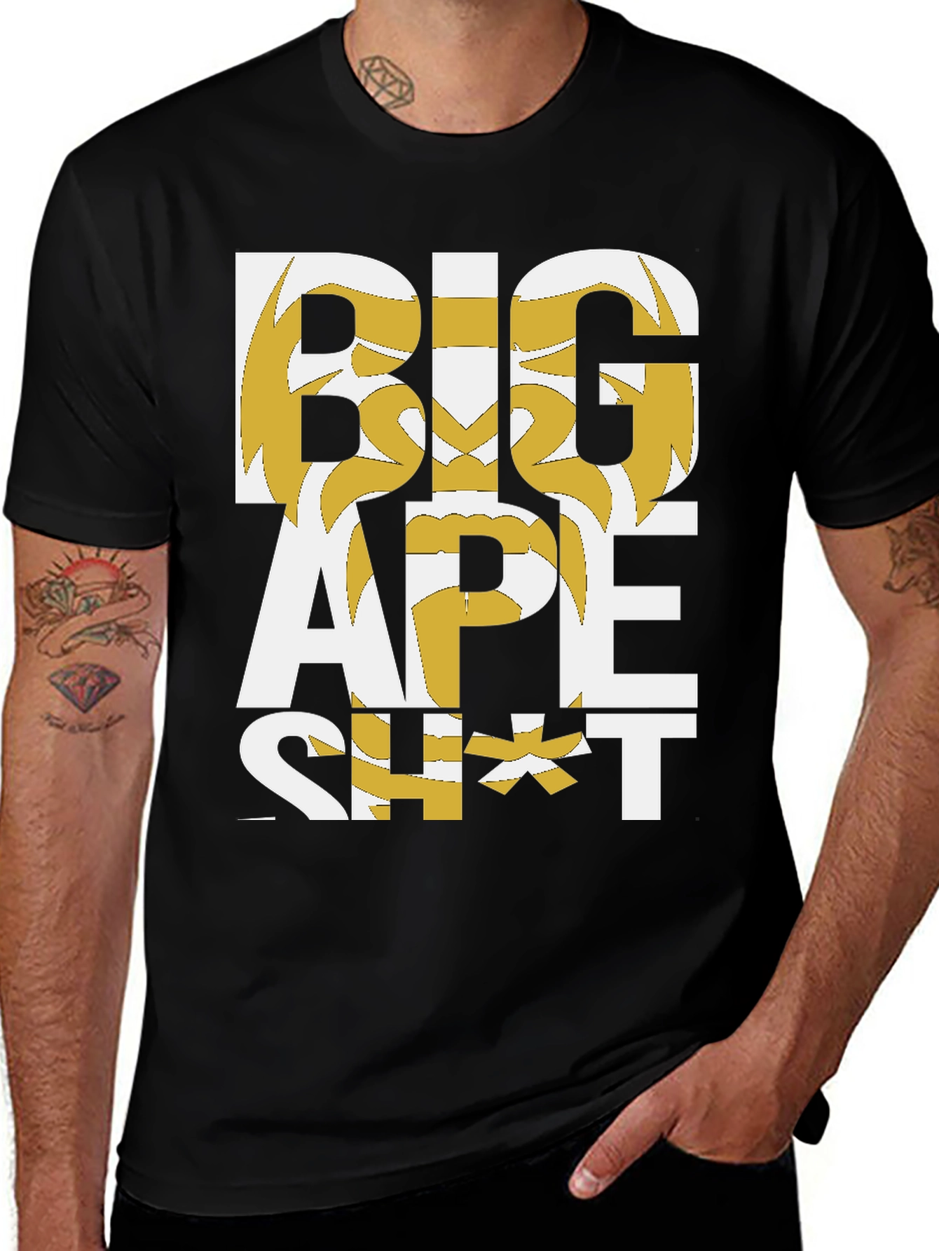 Variant 19 of Big Ape Graphic T-Shirt - Bold Statement Tee