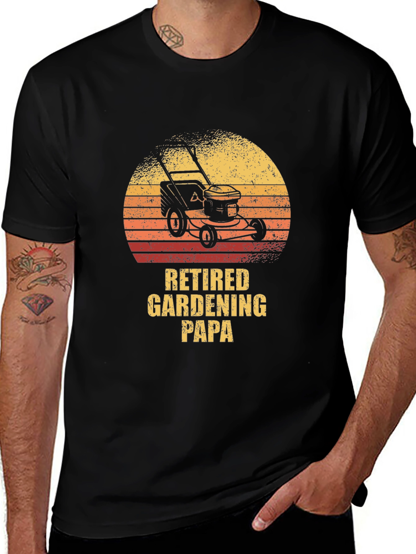 Variant 13 of Retired Gardening Papa T-Shirt