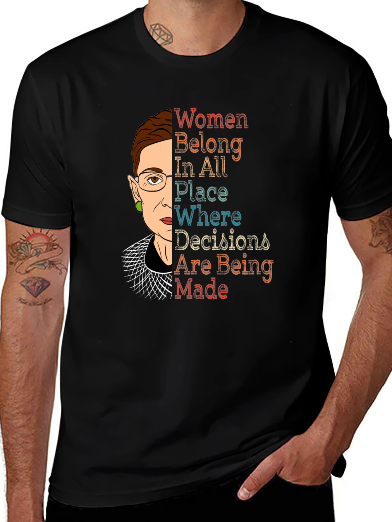 Variant 7 of Women Belong T-Shirt