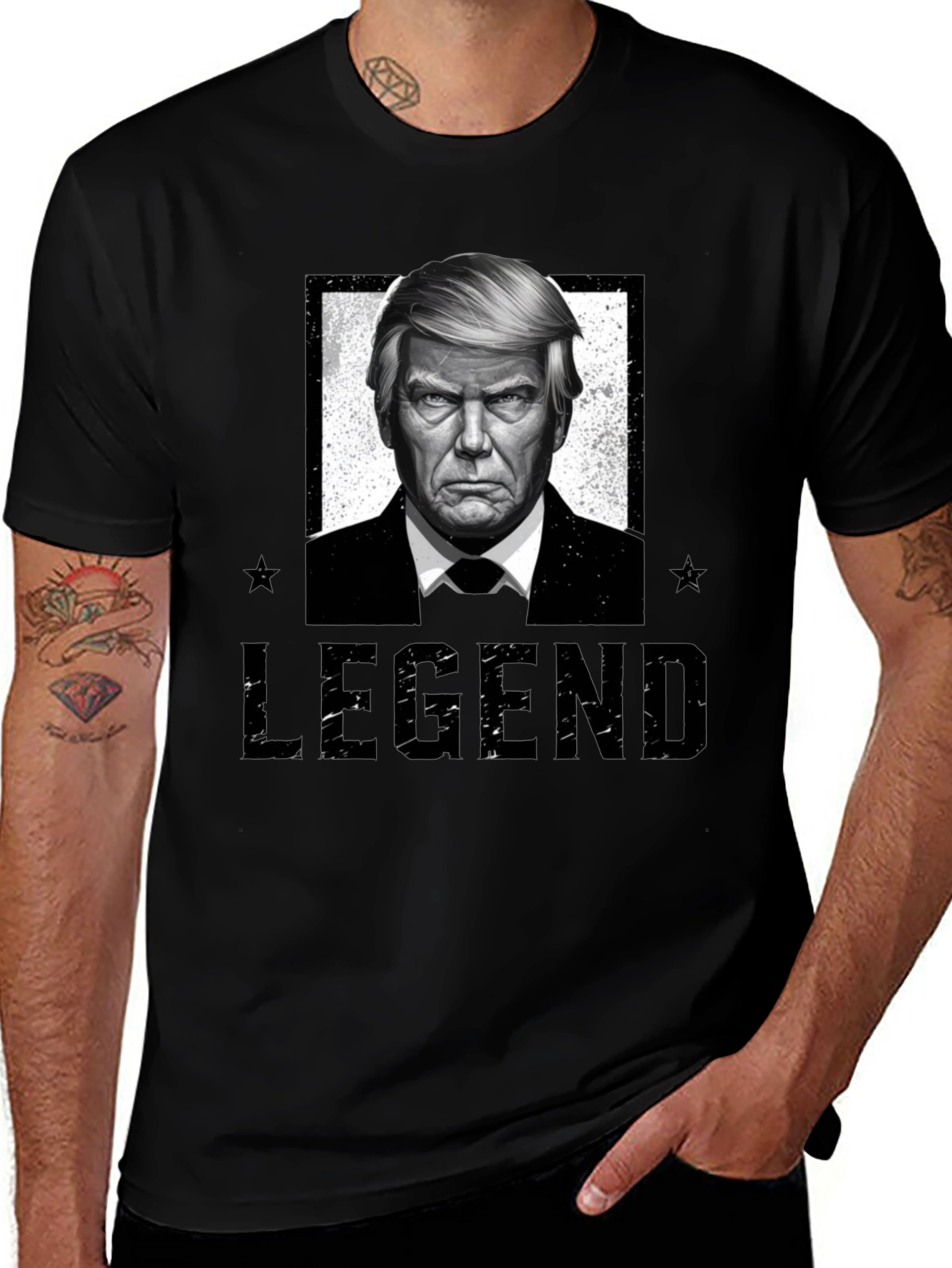 Variant 15 of Men's Legend Graphic Tee - Political Humor