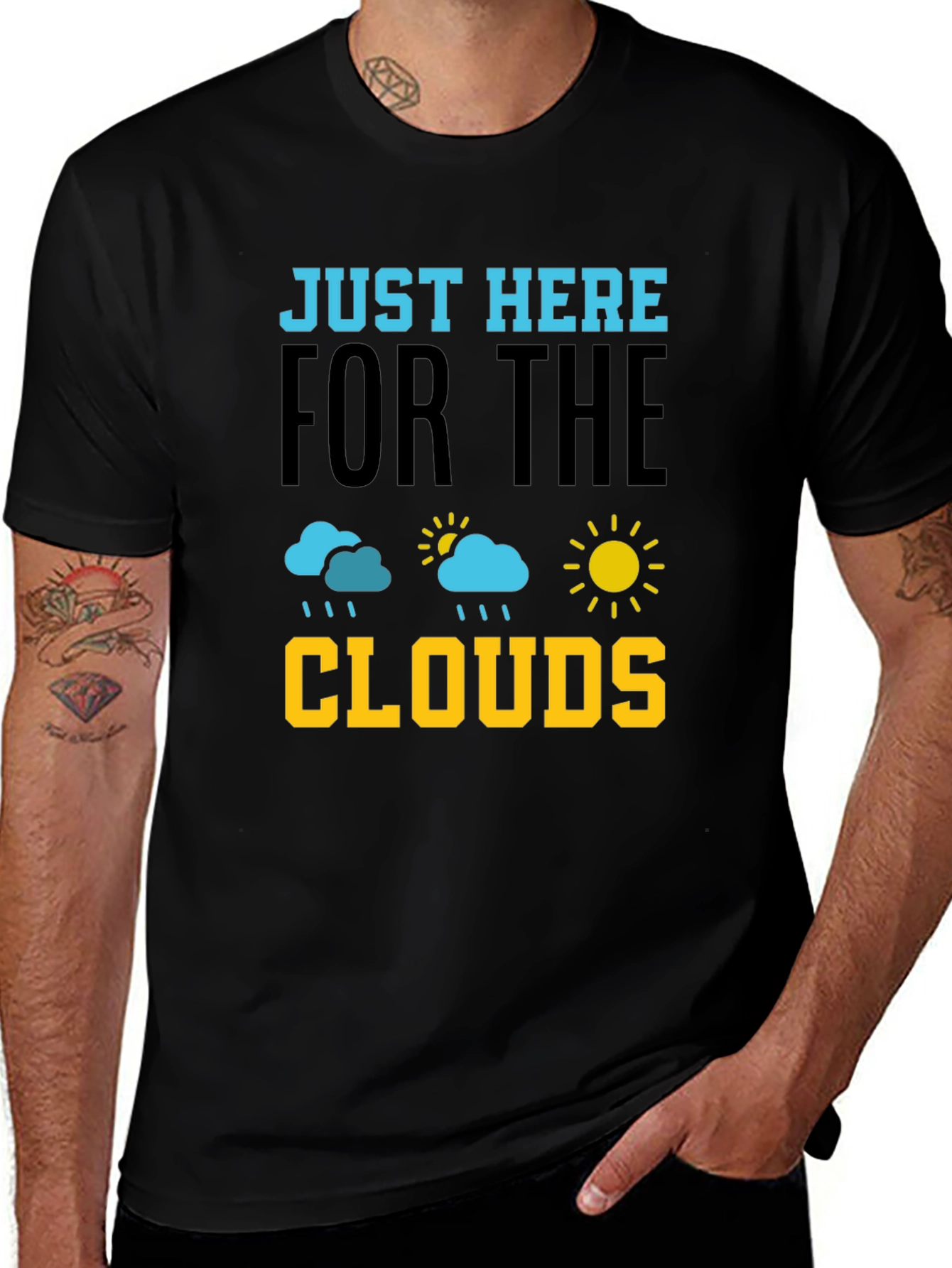 Variant 28 of Just Here For The Clouds T-Shirt