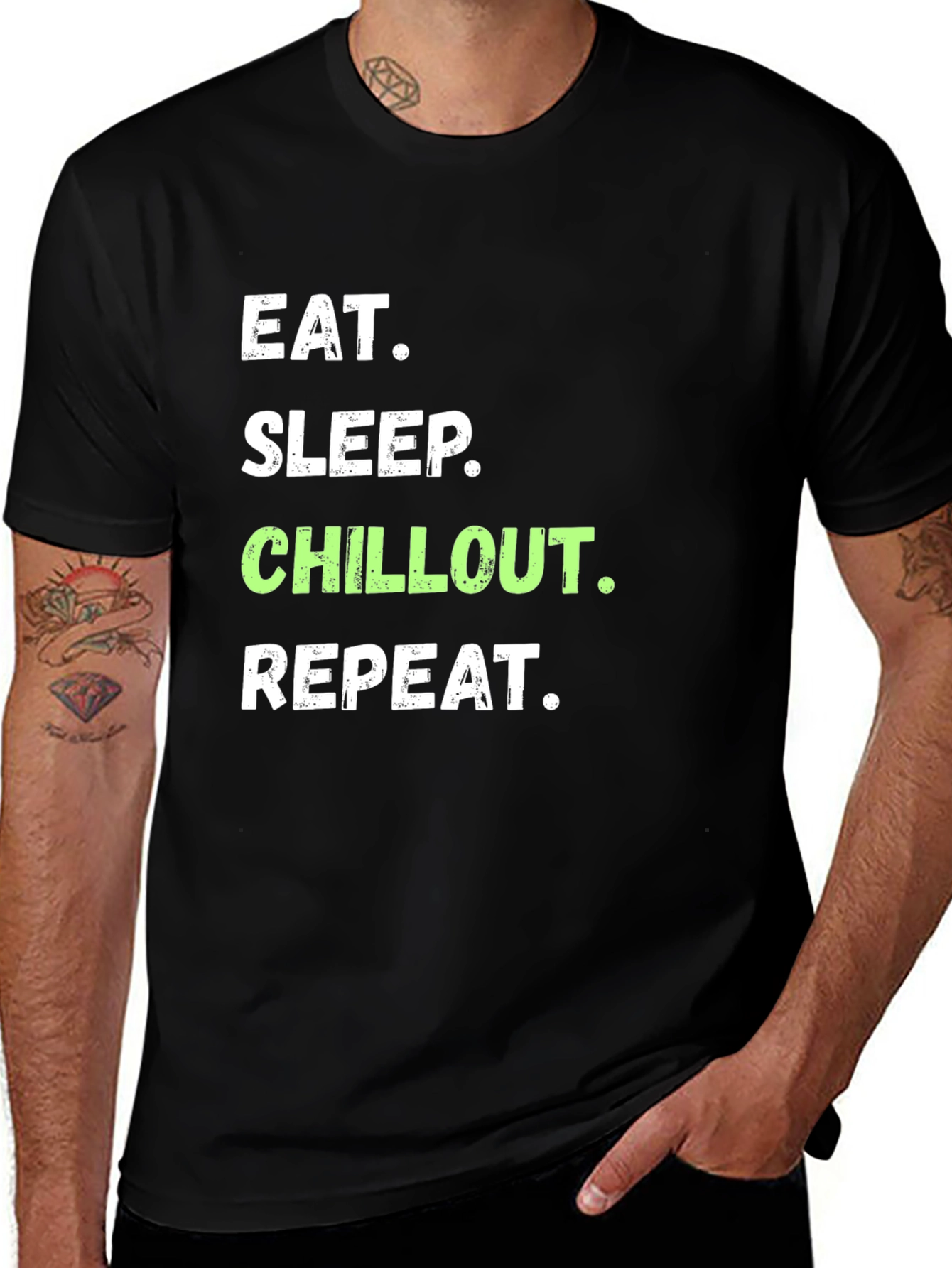 Variant 10 of Chillout Repeat Graphic Tee