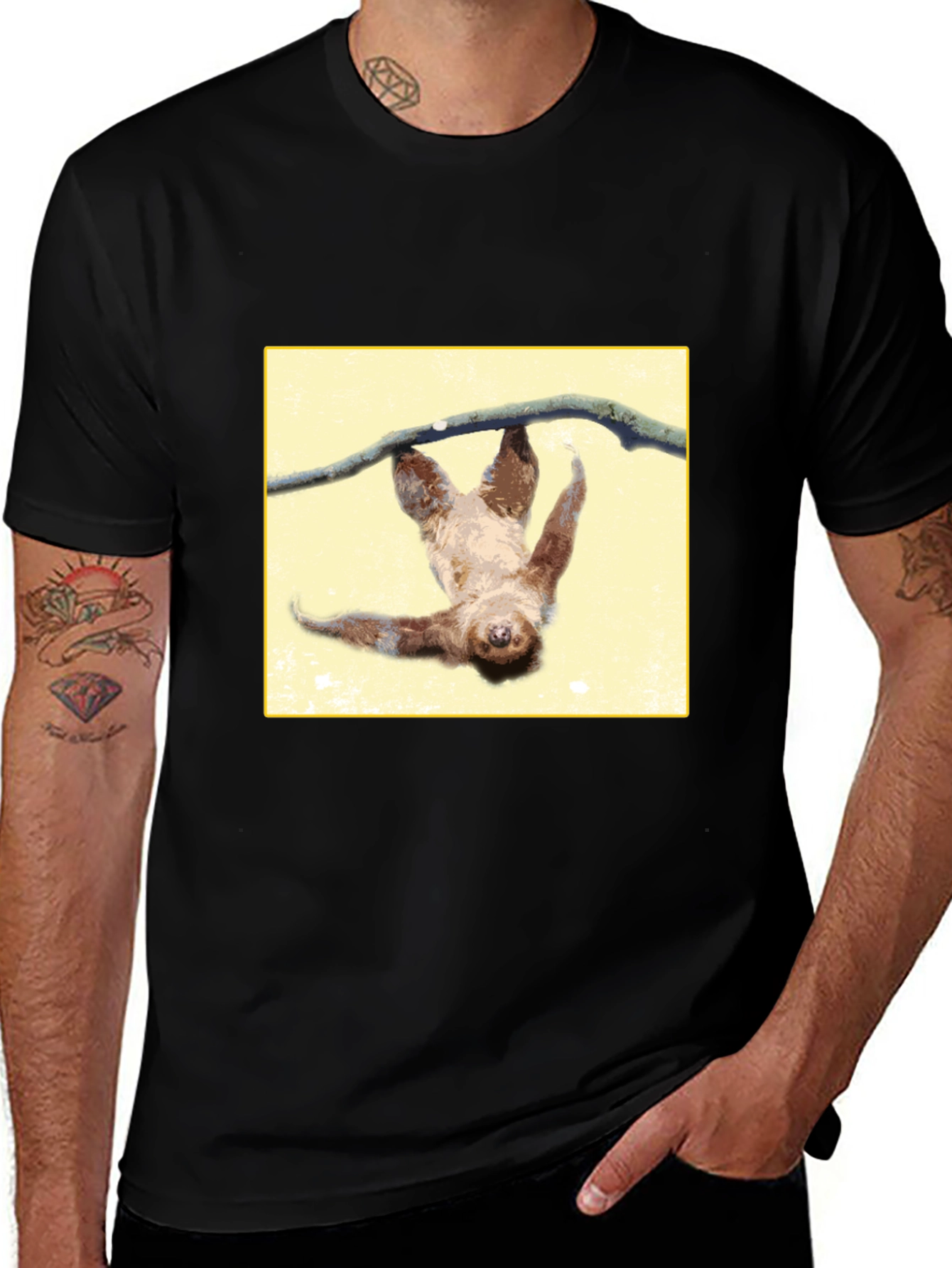 Variant 13 of Sloth Hanging Around T-Shirt