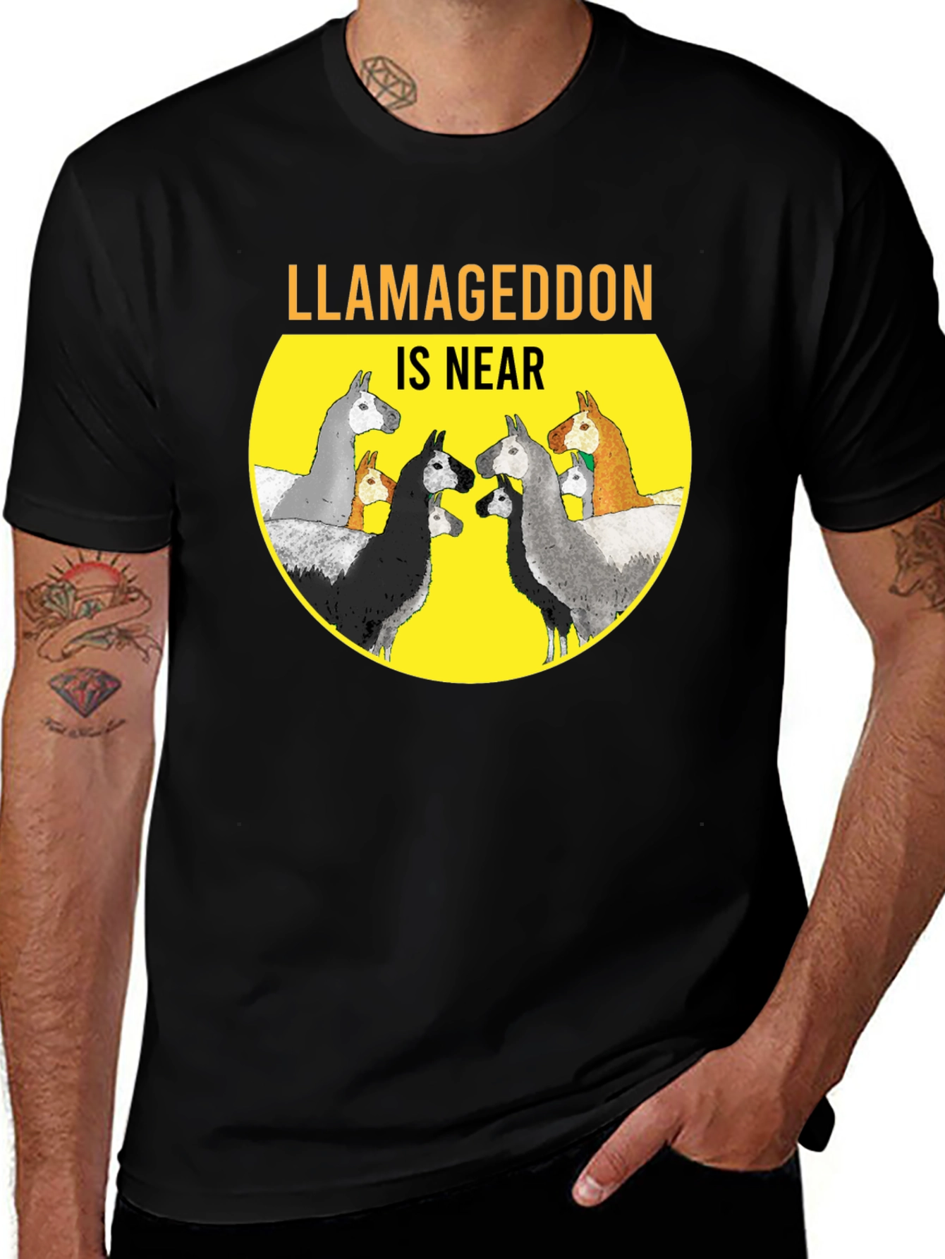 Variant 10 of Llamageddon is Near Graphic T-Shirt