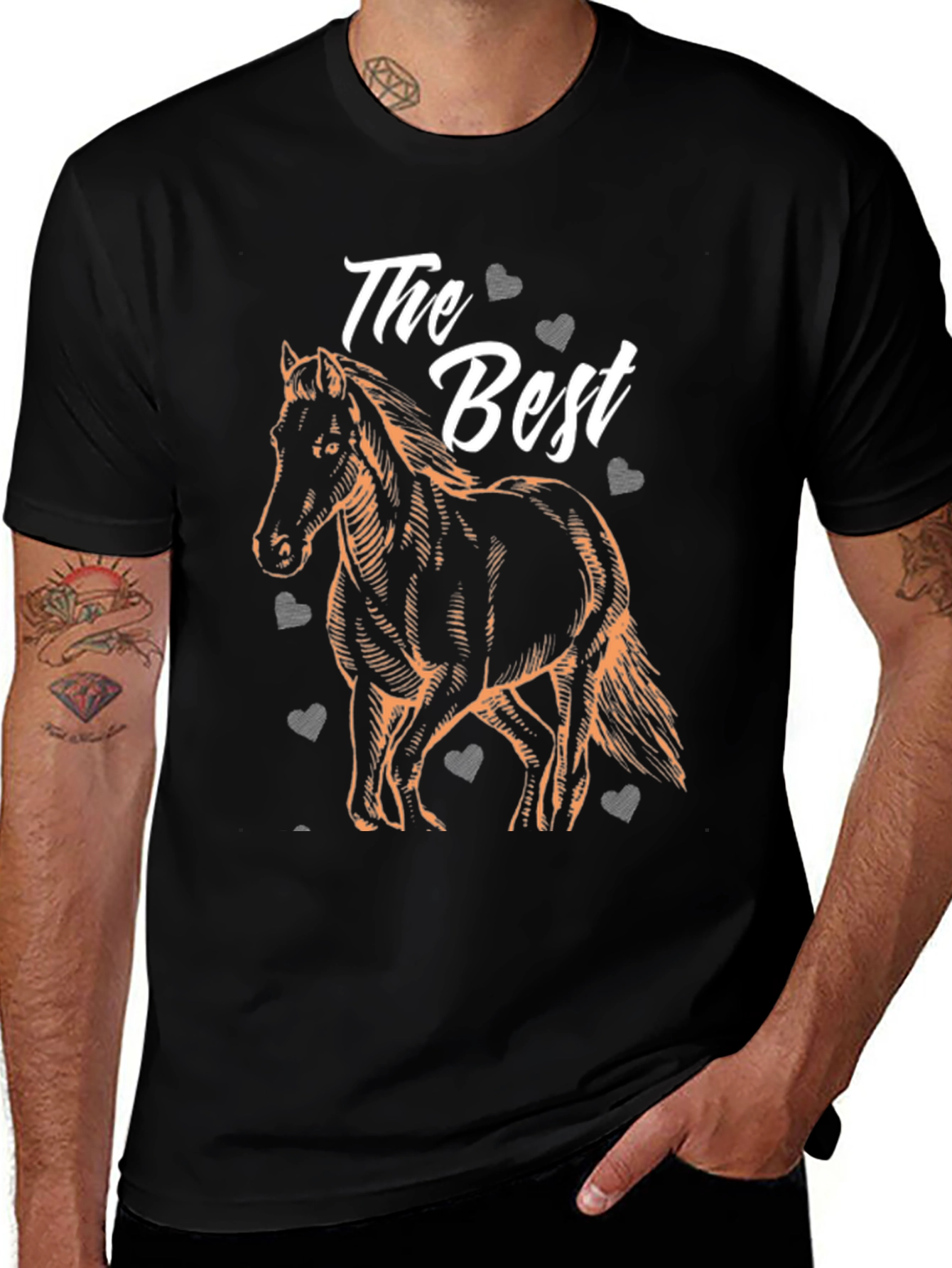 Variant 28 of The Best Horse Graphic T-Shirt