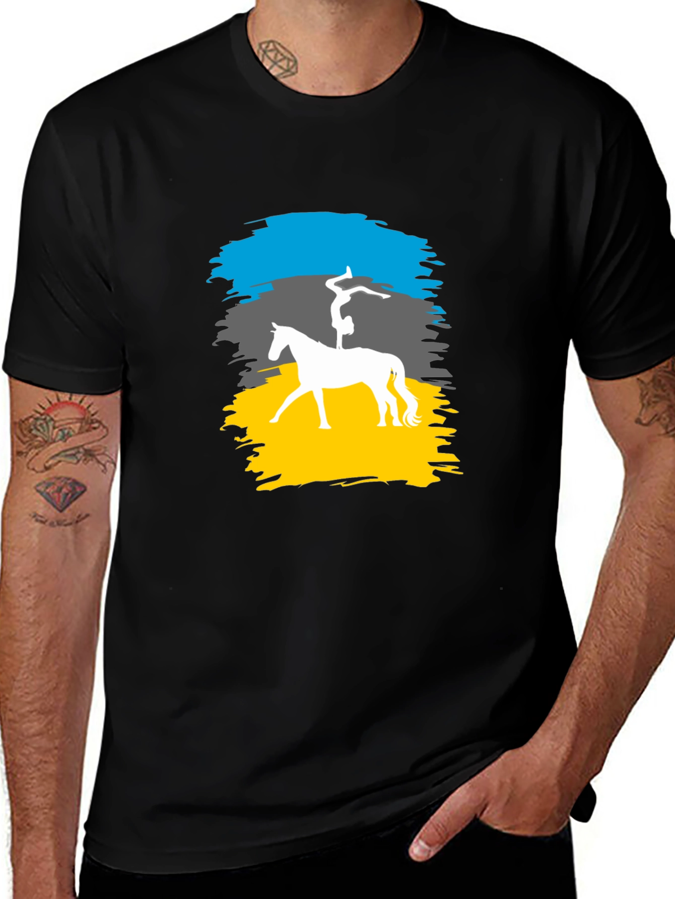 Equestrian Acrobatics Graphic Tee