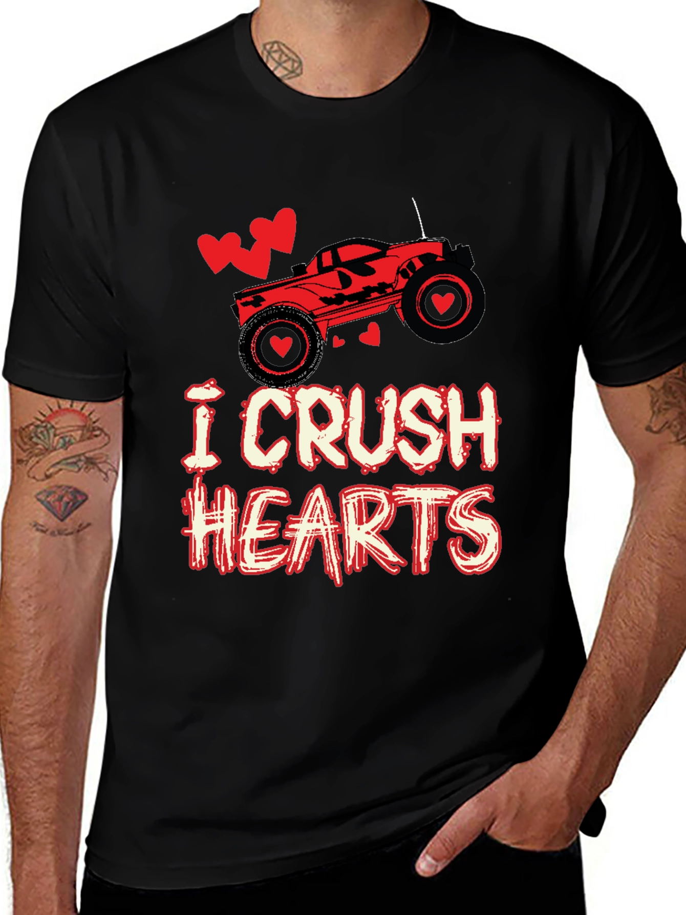 Variant 10 of I Crush Hearts Valentine's Day T-Shirt