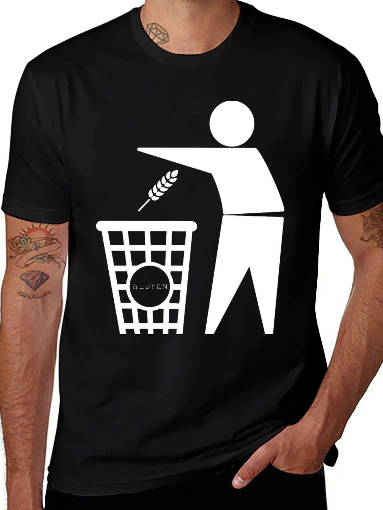 Variant 20 of Gluten Free T-Shirt - No Gluten