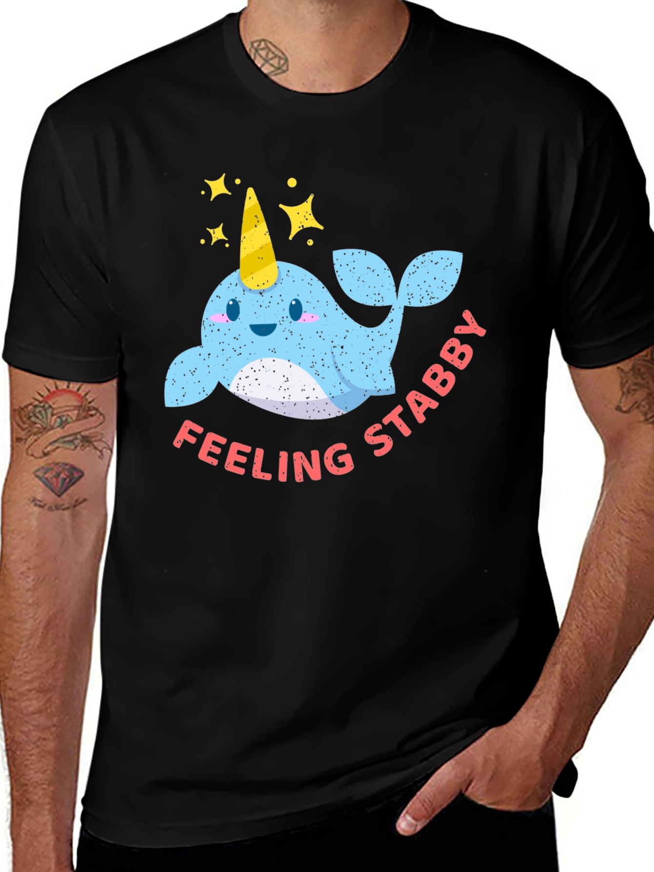 Variant 24 of Feeling Stabby Narwhal T-Shirt