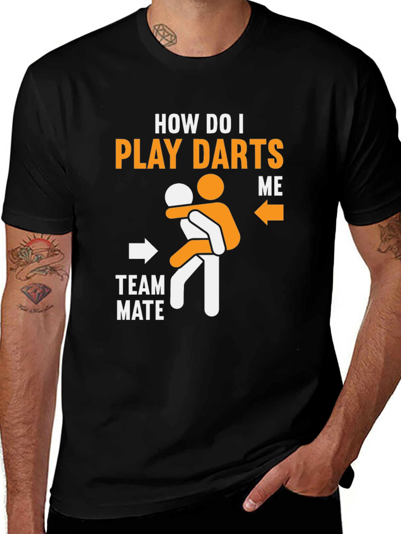 Funny Dart T-Shirt - How Do I Play Darts?