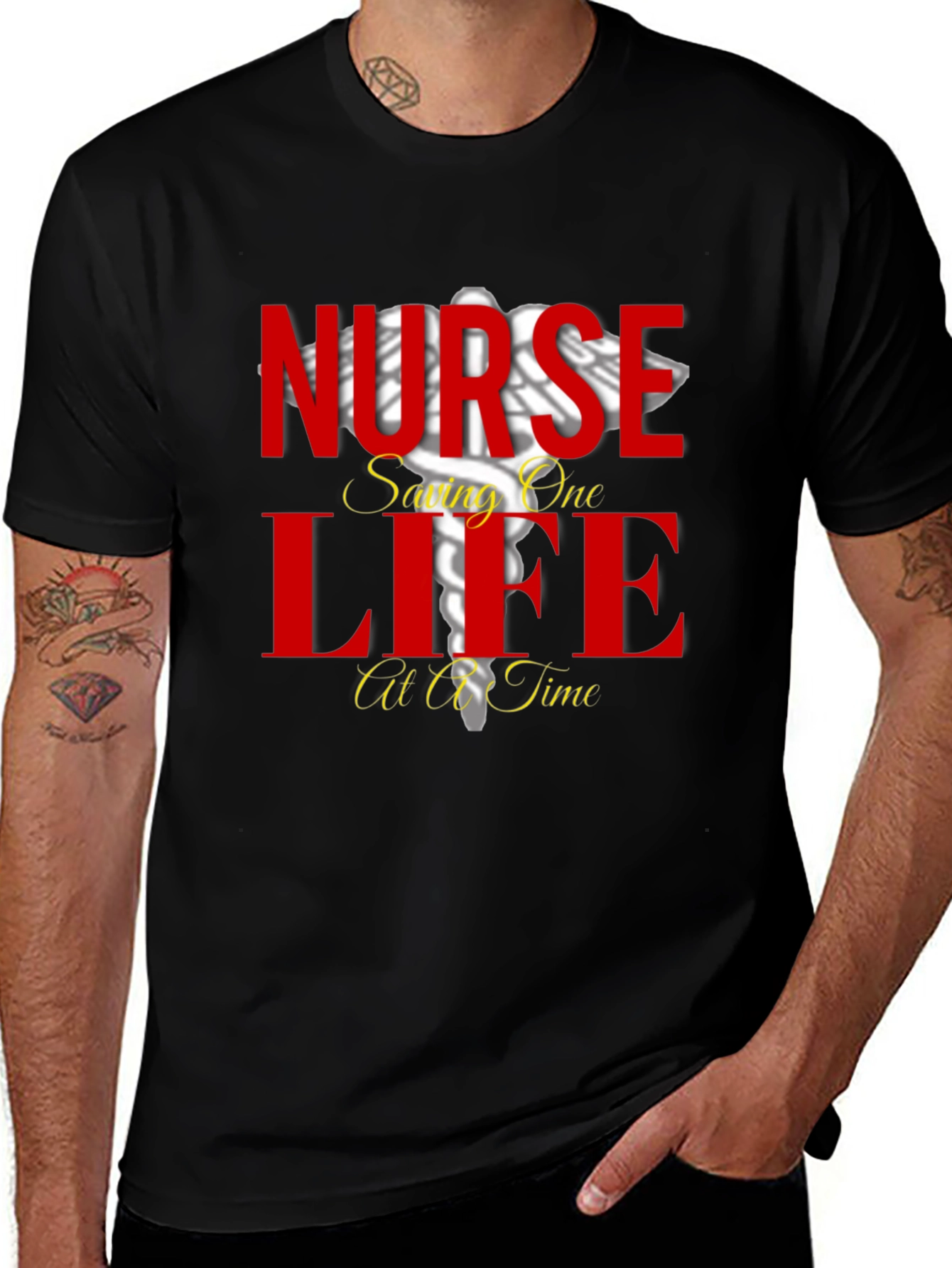 Variant 10 of Nurse Saving One Life At A Time T-Shirt