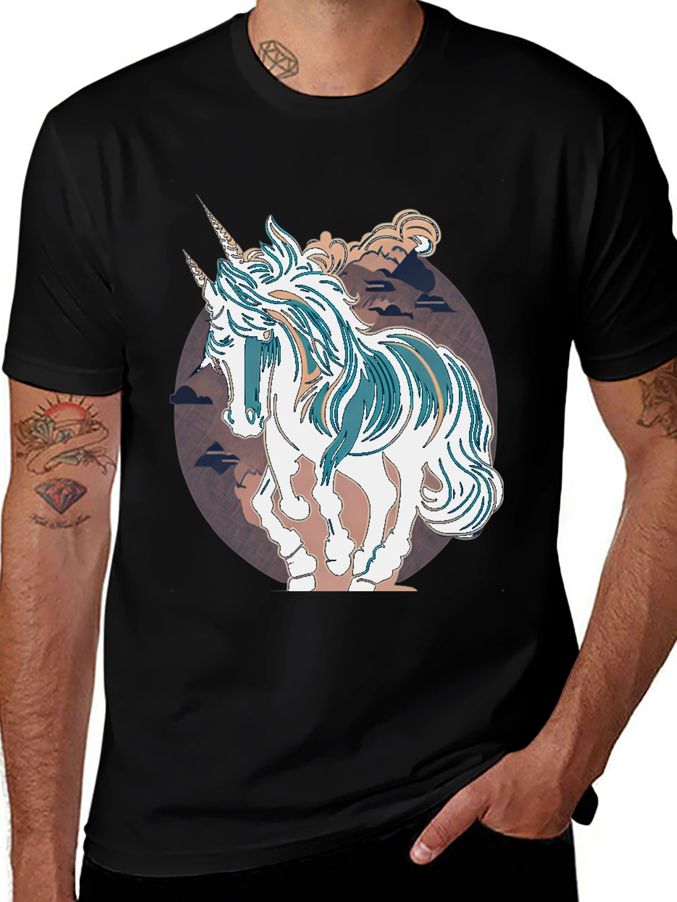 Variant 9 of Unicorn Graphic T-Shirt - Magical Fantasy Tee