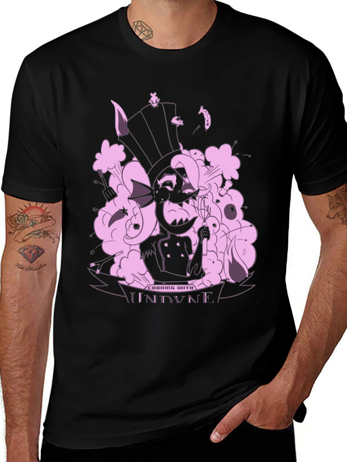 Undertale Undyne Cooking T-Shirt
