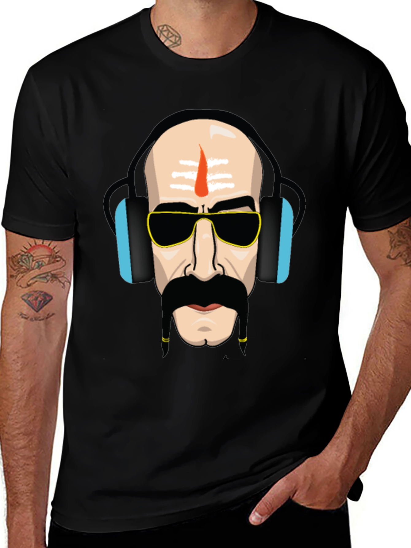 Variant 15 of Cool Graphic T-Shirt - DJ Dude